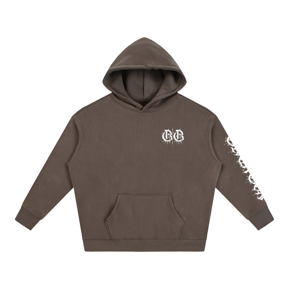 BLVCK BOX Oversized Fleece Hoodie