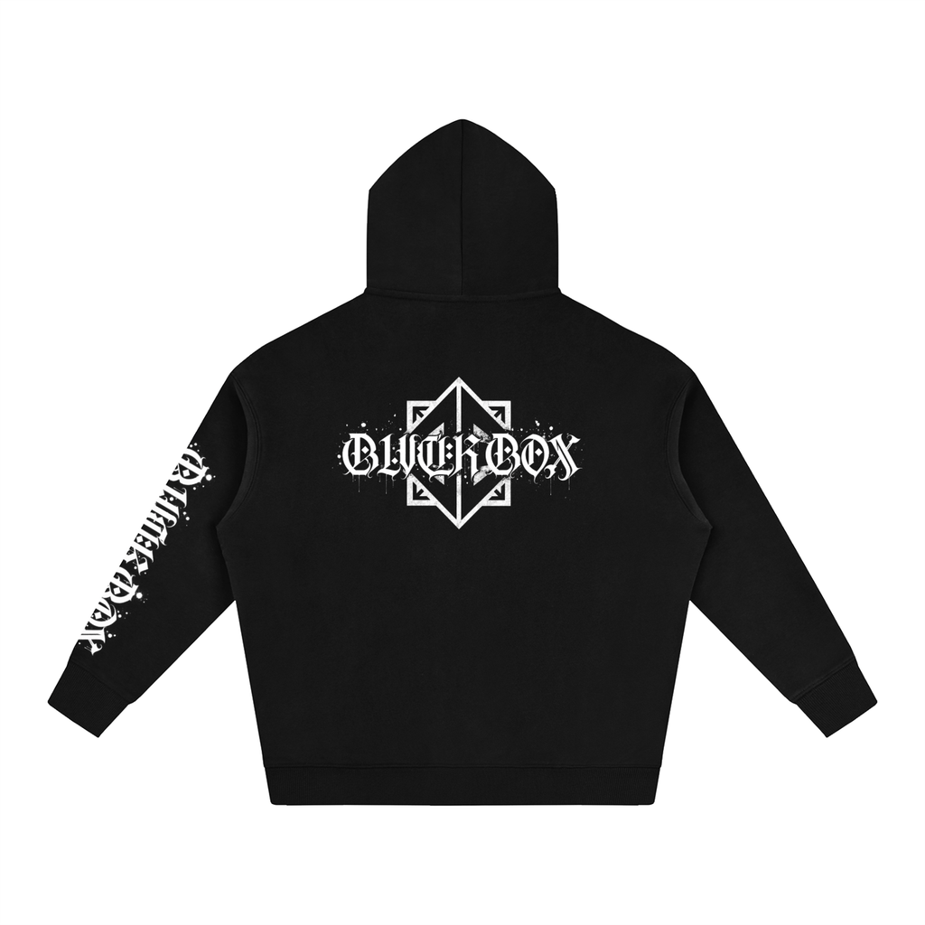 BLVCK BOX Oversized Fleece Hoodie