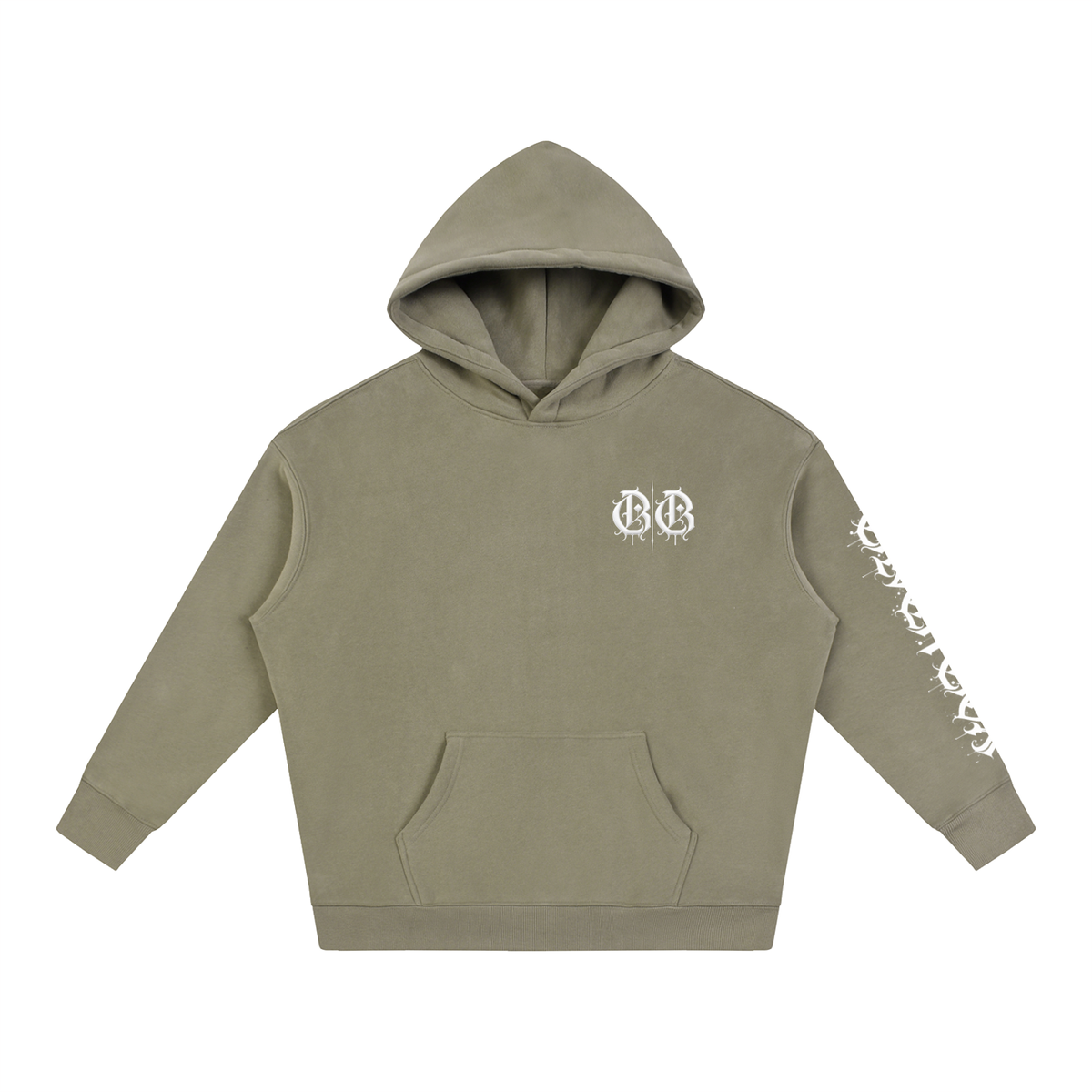 BLVCK BOX Oversized Fleece Hoodie