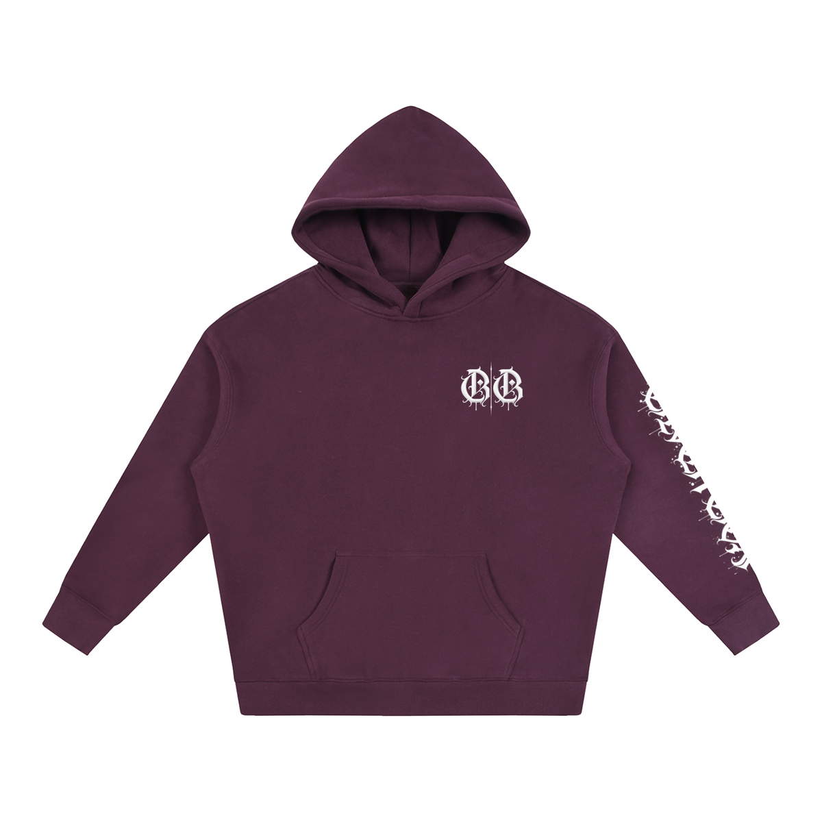 BLVCK BOX Oversized Fleece Hoodie