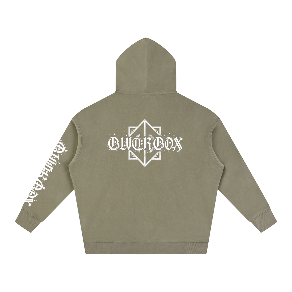 BLVCK BOX Oversized Fleece Hoodie