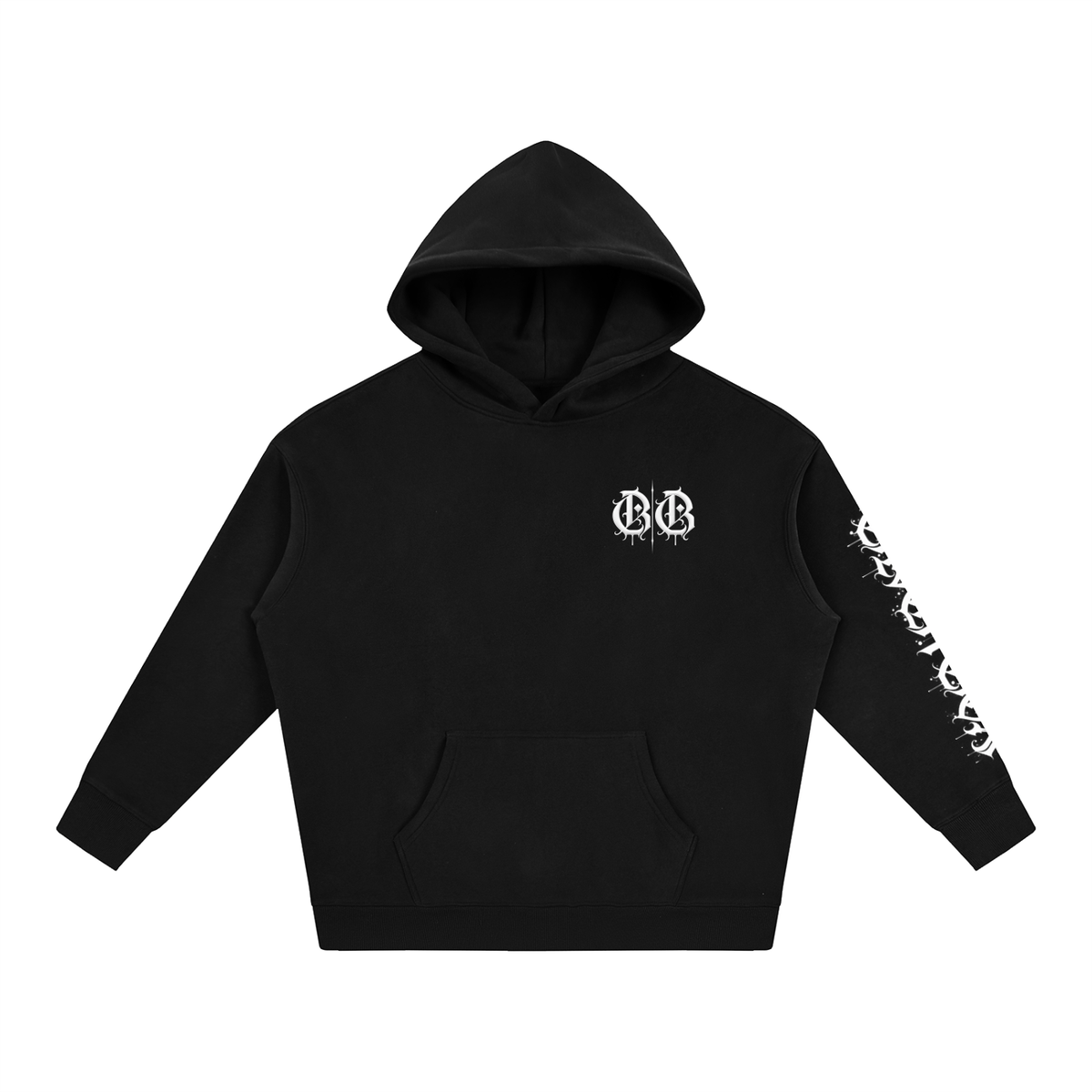BLVCK BOX Oversized Fleece Hoodie